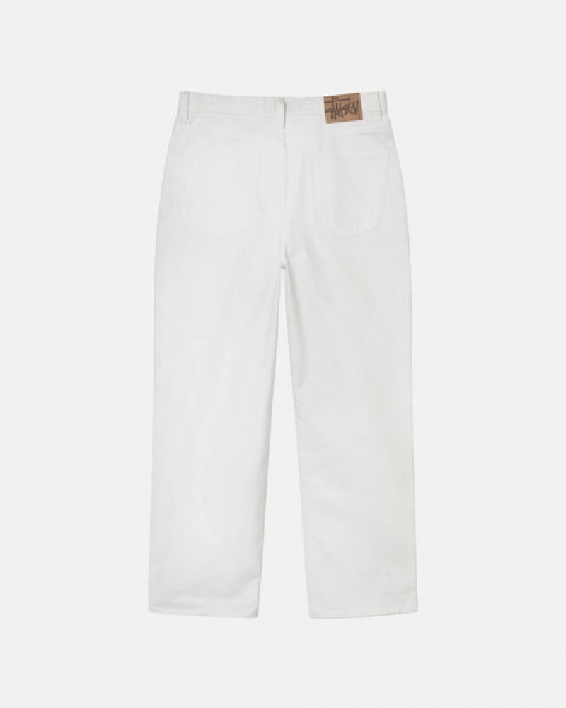 Stussy Klassieke Jean Overdyed Broek Dames Beige Belgium | HBF-1298