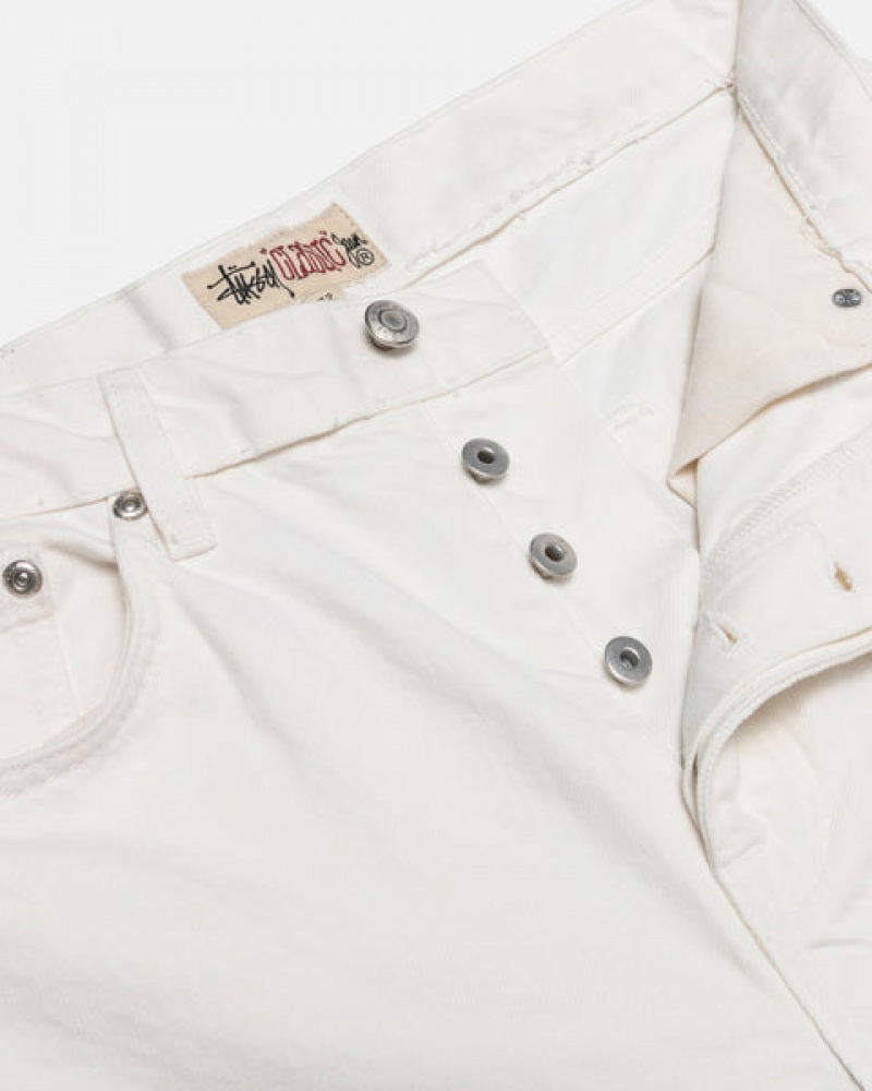 Stussy Klassieke Jean Overdyed Broek Dames Beige Belgium | HBF-1298