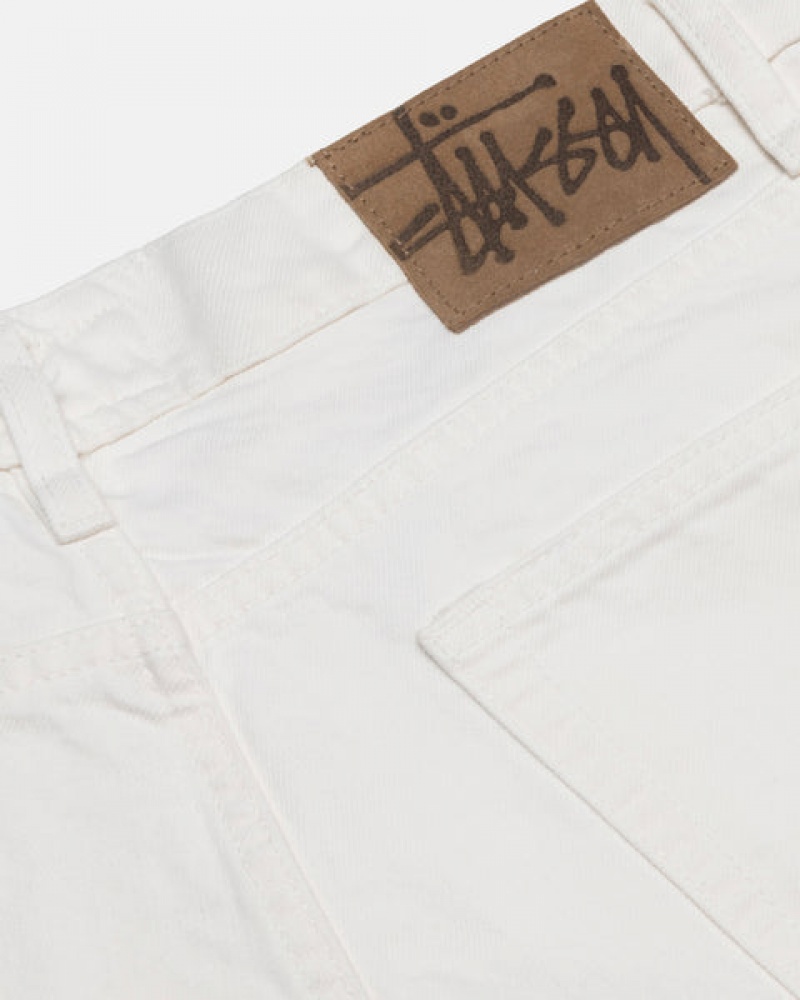 Stussy Klassieke Jean Overdyed Broek Dames Beige Belgium | HBF-1298