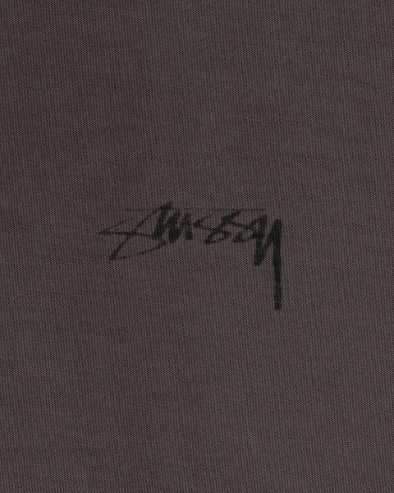 Stussy Lazy Ls Tee T-shirts Dames Zwart Belgium | ULD-9194