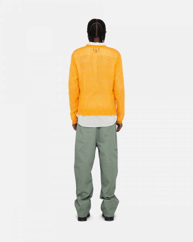 Stussy Loose Knit Trui Trui Dames Oranje Belgium | KDJ-1458