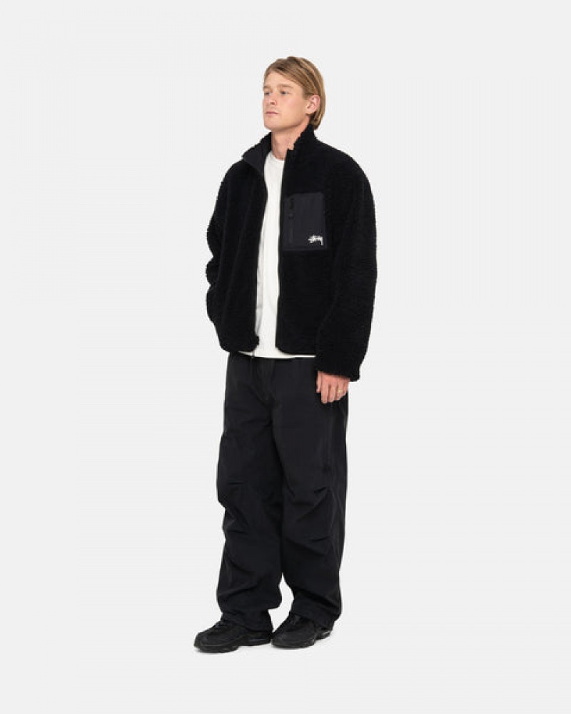 Stussy Nyco Over Trousers Broek Heren Zwart Belgium | BCC-1773