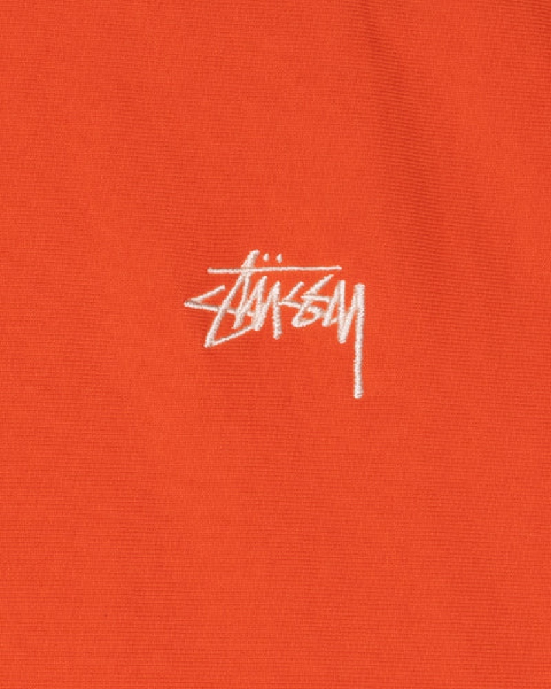 Stussy Overdyed Stock Logo Hoodie Hoodie Heren Oranje Belgium | FVQ-0016