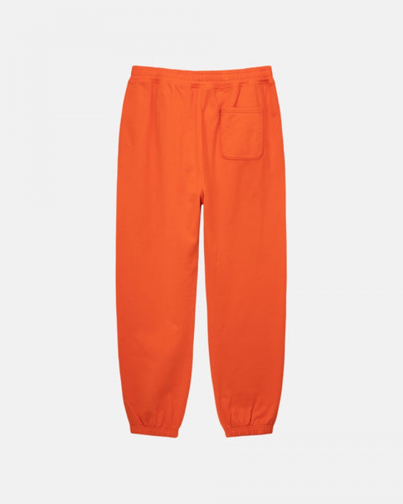 Stussy Overdyed Stock Logo Pant Sweatshirts Heren Oranje Belgium | DJX-9079