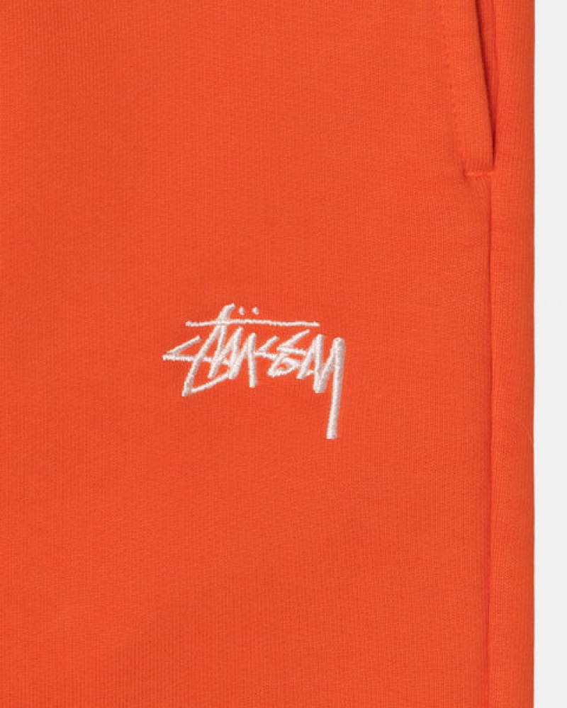 Stussy Overdyed Stock Logo Pant Sweatshirts Heren Oranje Belgium | DJX-9079