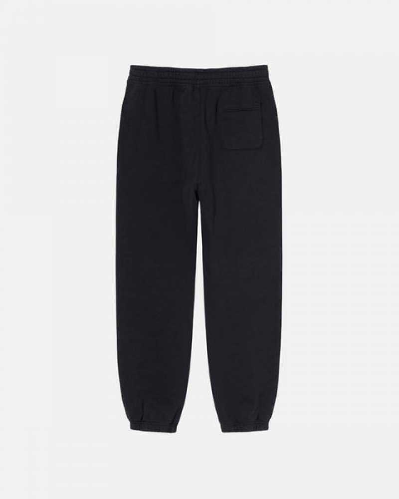 Stussy Overdyed Stock Logo Sweatpant Joggingbroek Heren Zwart Belgium | DIA-4798