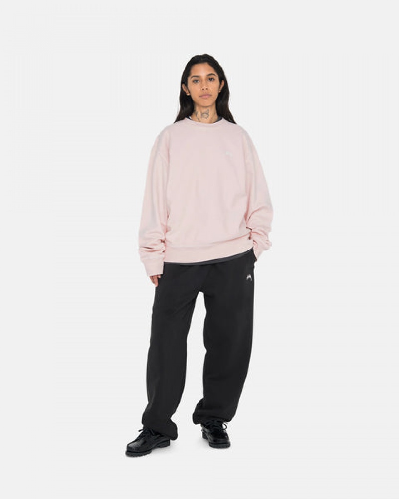 Stussy Overdyed Stock Logo Sweatpant Joggingbroek Dames Zwart Belgium | OZM-6396