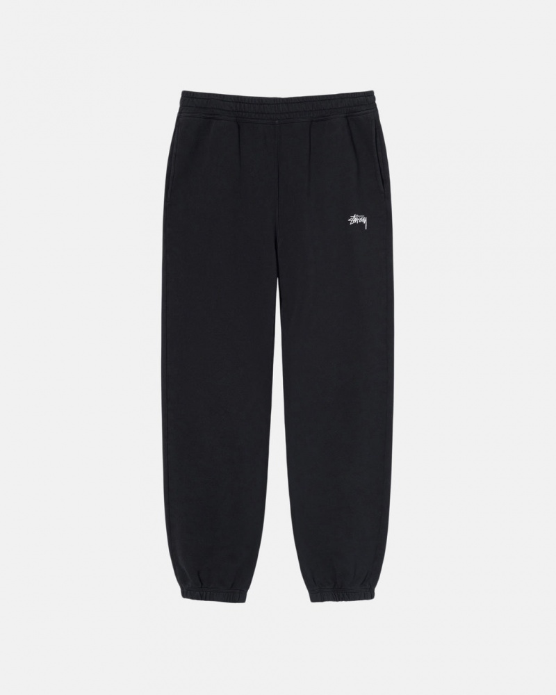 Stussy Overdyed Stock Logo Sweatpant Joggingbroek Dames Zwart Belgium | OZM-6396