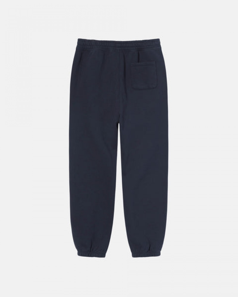 Stussy Overdyed Stock Logo Sweatpant Joggingbroek Dames Donkerblauw Belgium | RDD-4310