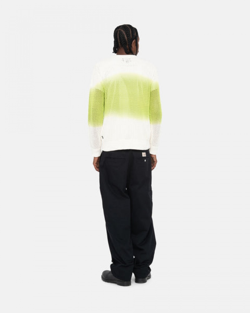 Stussy Pigment Dyed Loose Gauge Knit Trui Trui Dames Donkergroen Belgium | SNG-2020