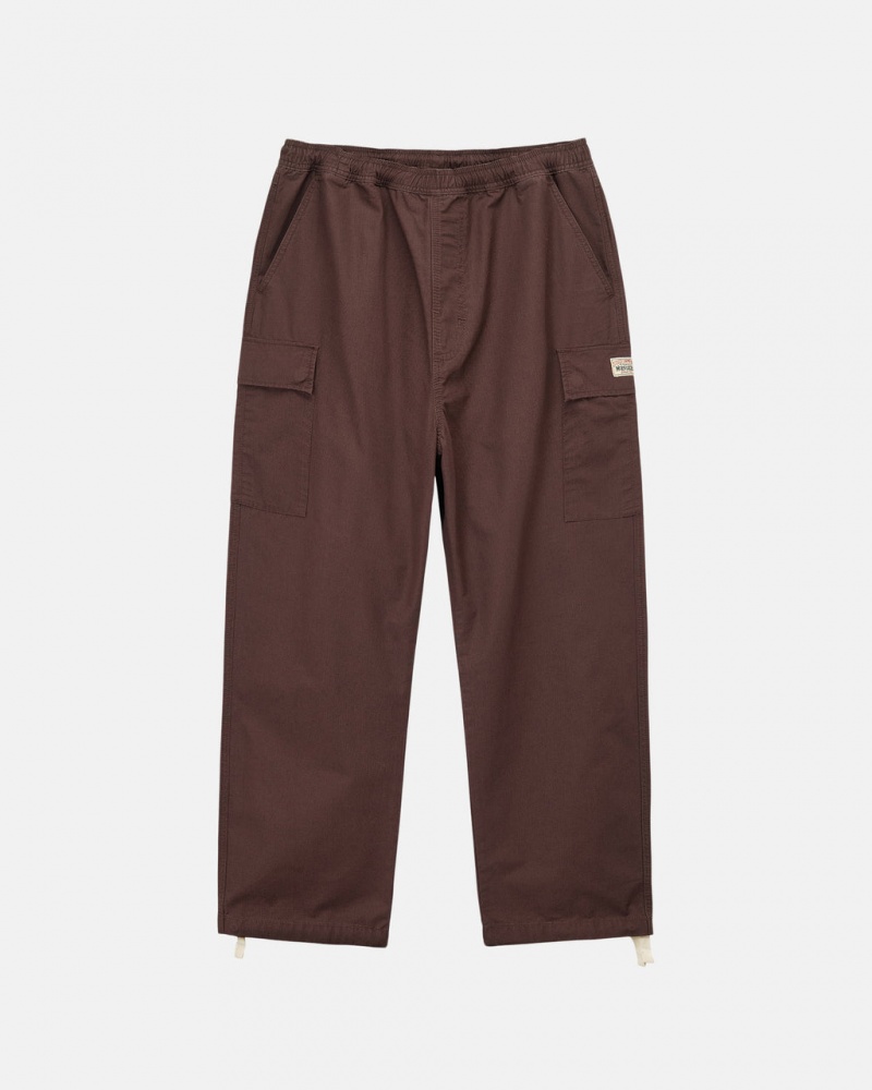 Stussy Ripstop Cargo Beach Pant Broek Dames Bruin Belgium | SET-3671