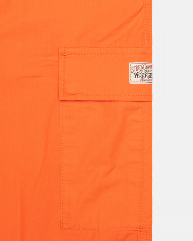 Stussy Ripstop Cargo Beach Pant Broek Dames Oranje Belgium | IAL-0416