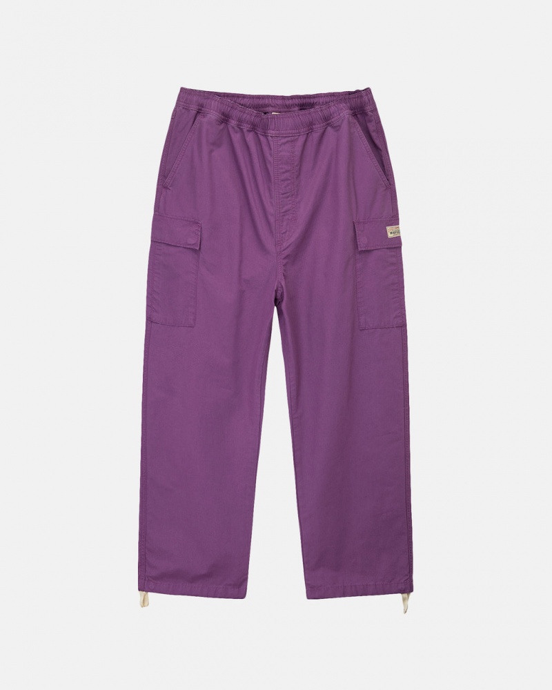 Stussy Ripstop Cargo Beach Pant Broek Heren Paars Belgium | VMF-3118