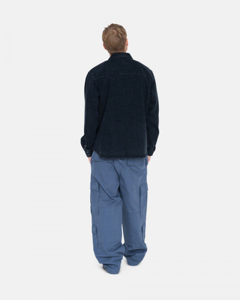 Stussy Ripstop Surplus Cargo Broek Heren Blauw Belgium | JIY-1206