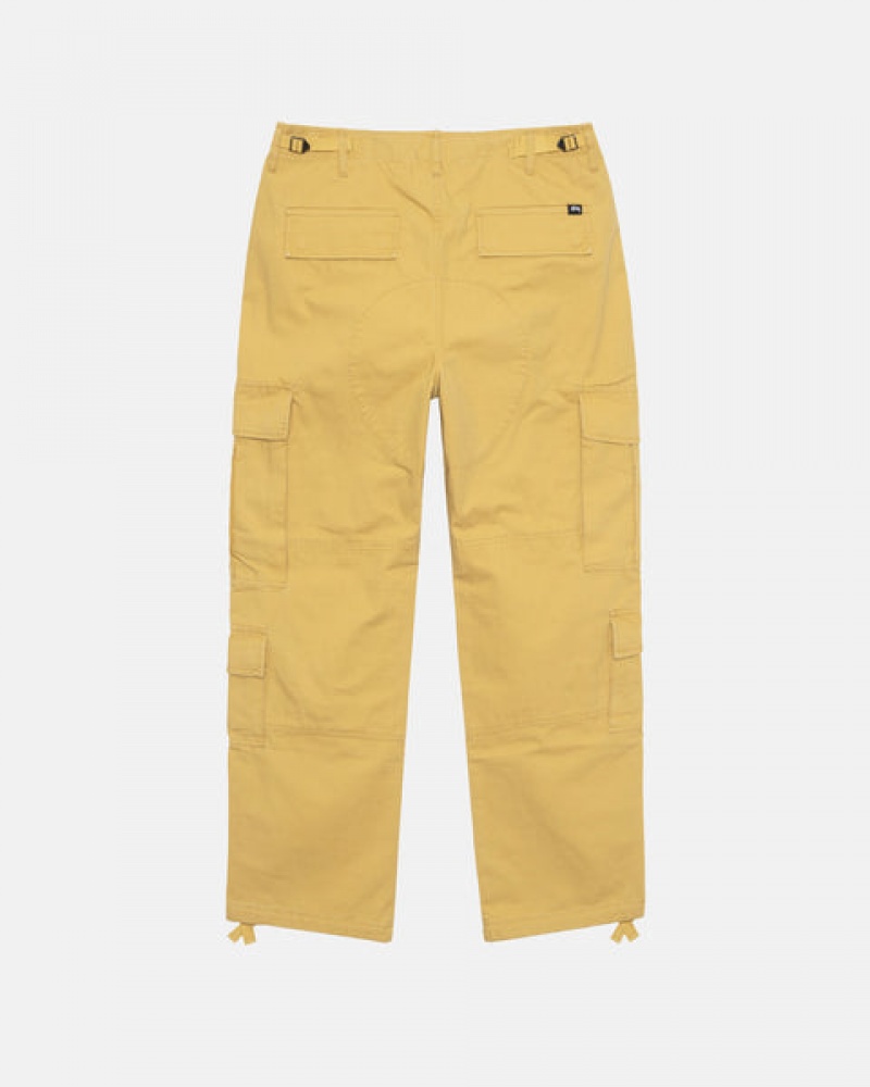 Stussy Ripstop Surplus Cargo Broek Heren Geel Belgium | OIU-1688