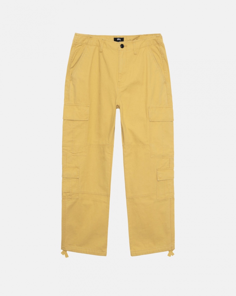 Stussy Ripstop Surplus Cargo Broek Heren Geel Belgium | OIU-1688