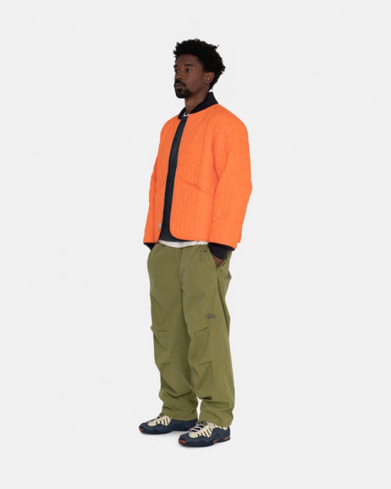 Stussy S Gewatteerd Liner Jacket Jassen Heren Oranje Belgium | CIV-1577