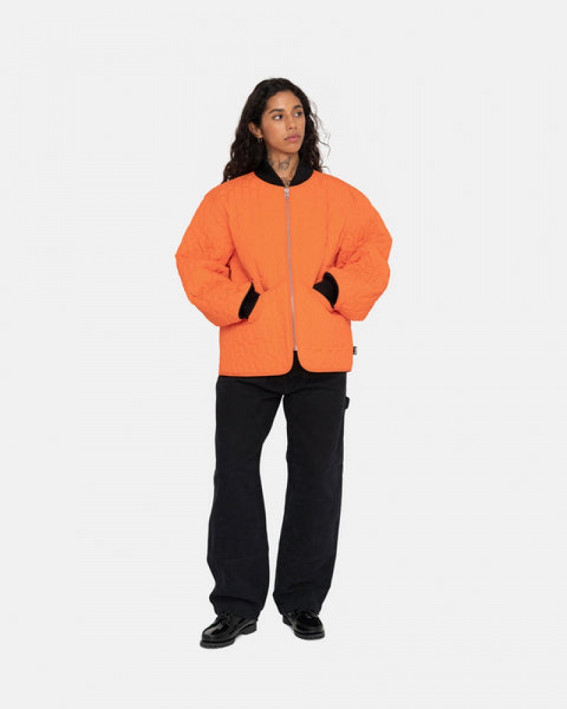 Stussy S Gewatteerd Liner Jacket Jassen Heren Oranje Belgium | CIV-1577