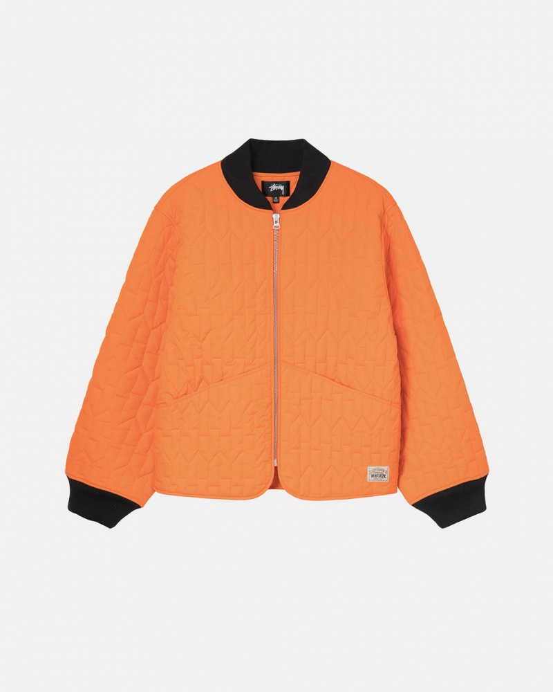 Stussy S Gewatteerd Liner Jacket Jassen Heren Oranje Belgium | CIV-1577