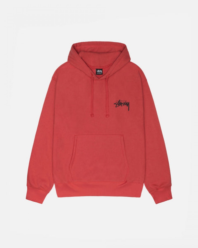 Stussy Skate Tough Hoodie Hoodie Heren Rood Belgium | EVW-4618