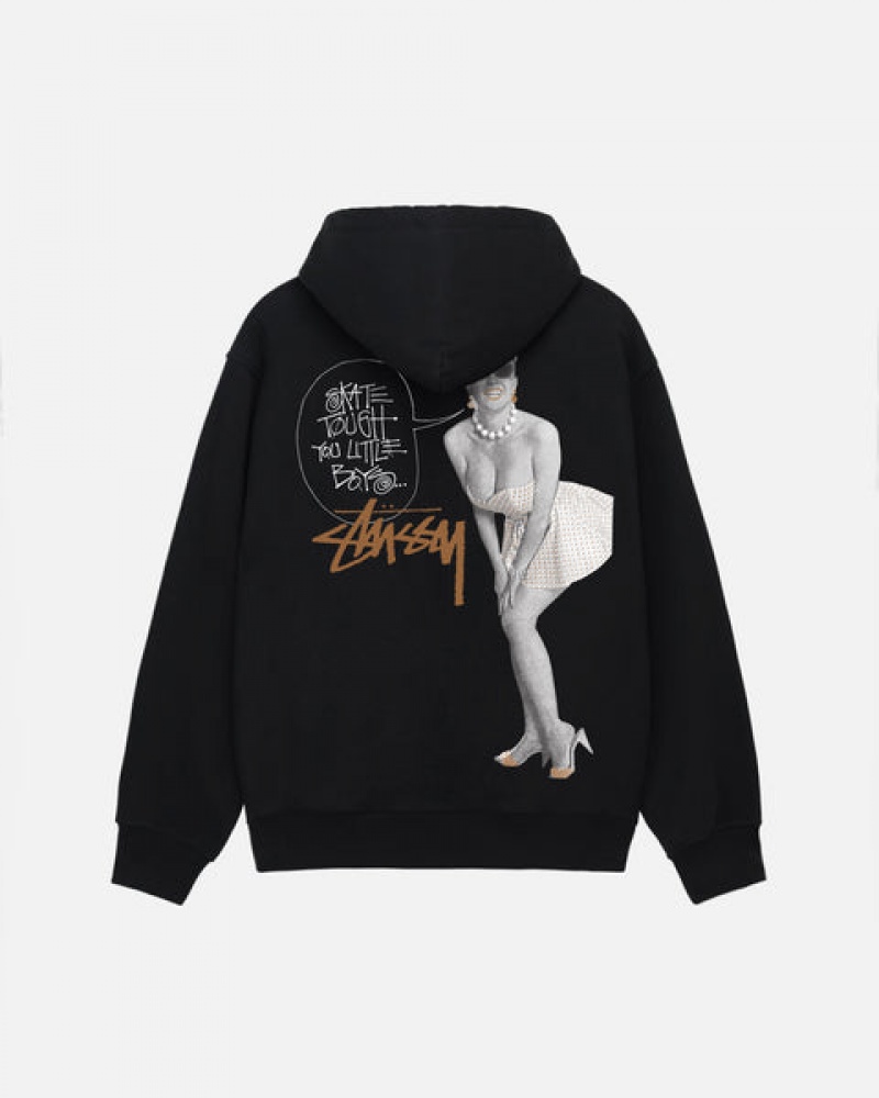 Stussy Skate Tough Zip Hoodie Hoodie Heren Zwart Belgium | THK-5000