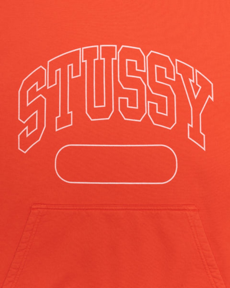 Stussy Ss Boxy Cropped Hoodie Hoodie Dames Dieporanje Belgium | FLG-9455