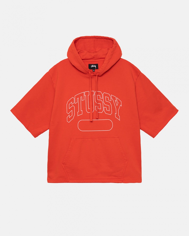 Stussy Ss Boxy Cropped Hoodie Hoodie Dames Dieporanje Belgium | FLG-9455