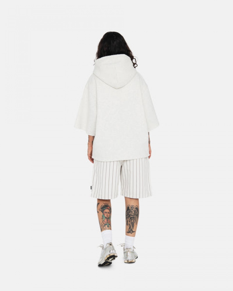 Stussy Ss Boxy Cropped Hoodie Hoodie Dames Grijs Belgium | RRM-5876