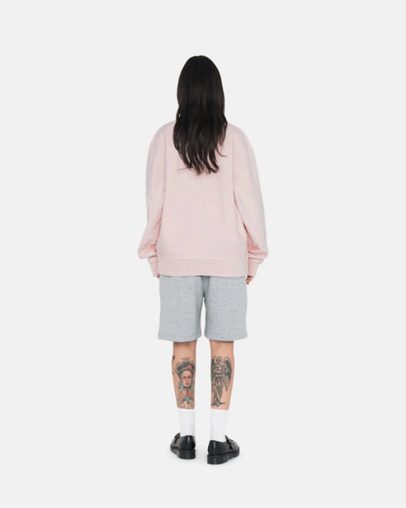 Stussy Stock Logo Sweat Kort Sweatshort Heren Grijs Belgium | NOQ-4513