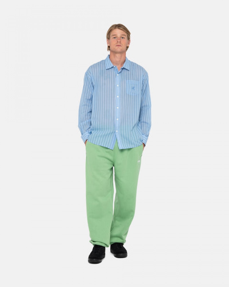 Stussy Stock Logo Sweatpant Joggingbroek Heren Groen Belgium | QYL-7409