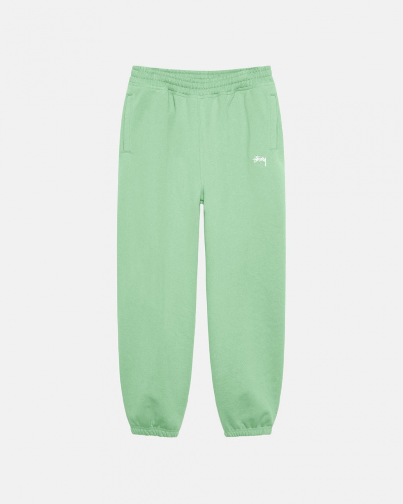 Stussy Stock Logo Sweatpant Joggingbroek Heren Groen Belgium | QYL-7409