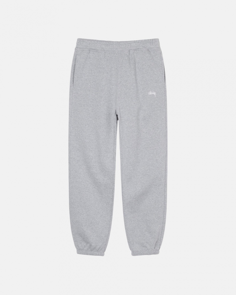 Stussy Stock Logo Sweatpant Joggingbroek Heren Grijs Belgium | TOZ-1553