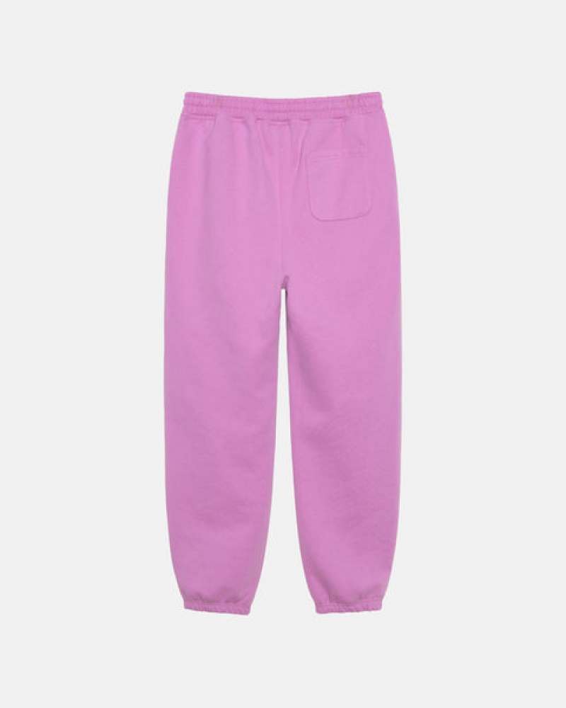 Stussy Stock Logo Sweatpant Joggingbroek Heren Paars Belgium | FNP-7723