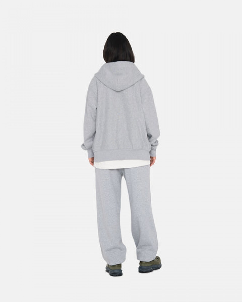 Stussy Stock Logo Sweatpant Joggingbroek Dames Grijs Belgium | KDQ-1815