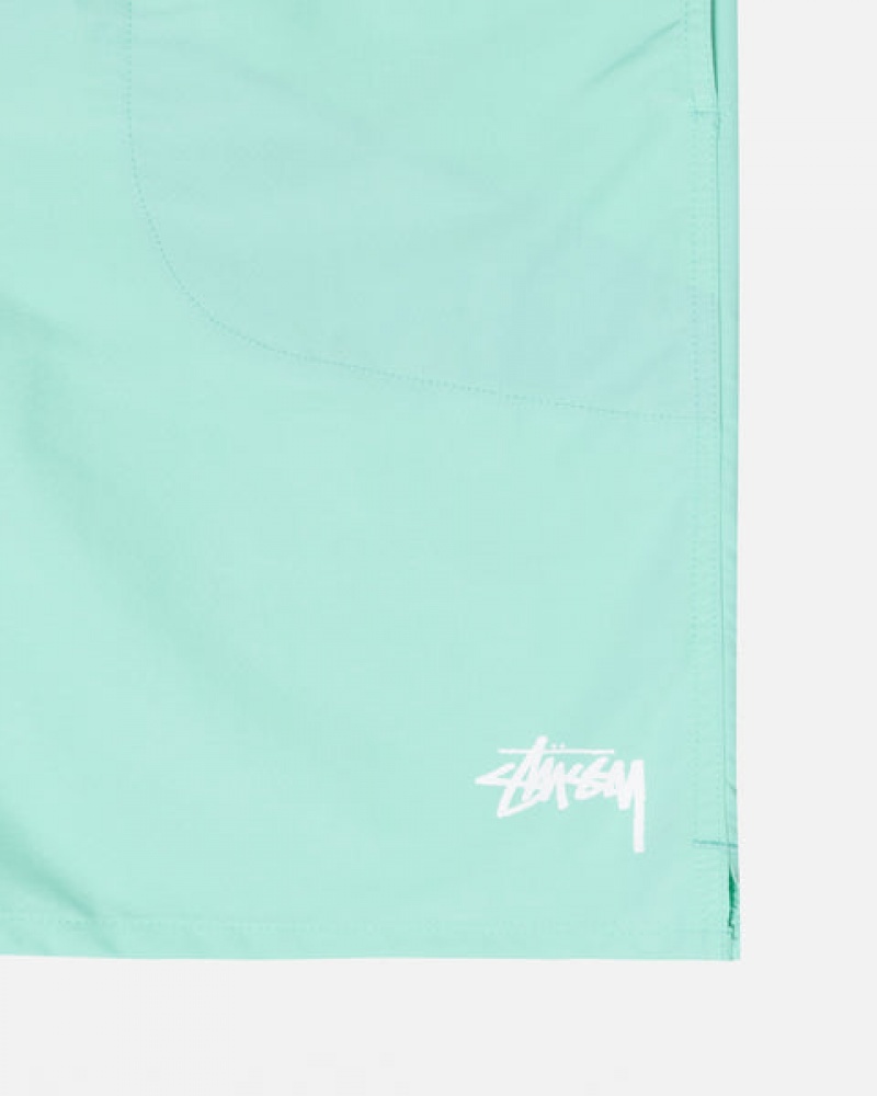 Stussy Stock Water Kort Zwemkleding Heren Lichtturquoise Belgium | KIA-0960