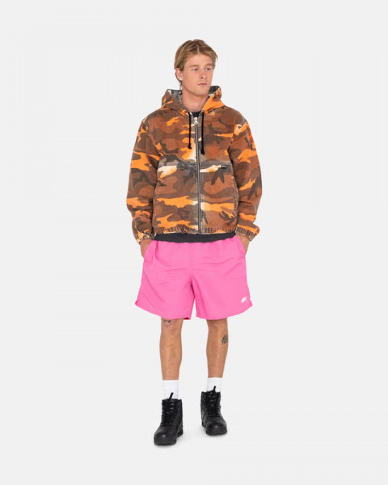 Stussy Stock Water Kort Zwemkleding Heren Roze Belgium | NXR-0590