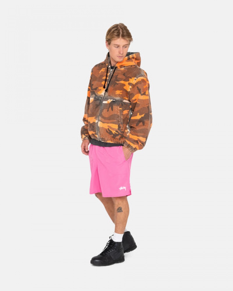 Stussy Stock Water Kort Zwemkleding Heren Roze Belgium | NXR-0590