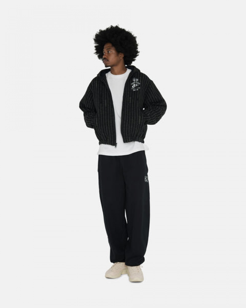 Stussy Stone Wash Fleece Pant Joggingbroek Heren Zwart Belgium | ZKG-9968