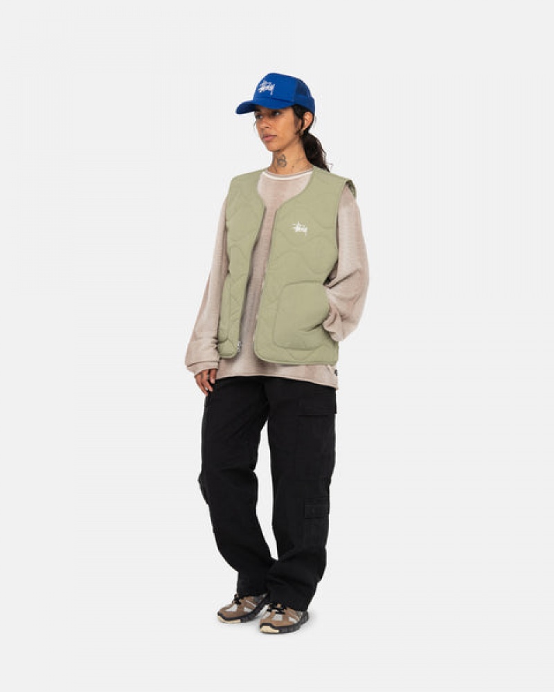 Stussy Surplus Cargo Ripstop Broek Dames Zwart Belgium | CBY-1654