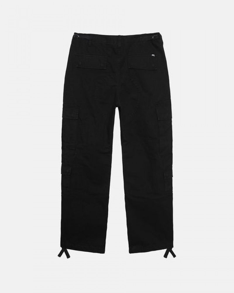 Stussy Surplus Cargo Ripstop Broek Dames Zwart Belgium | CBY-1654