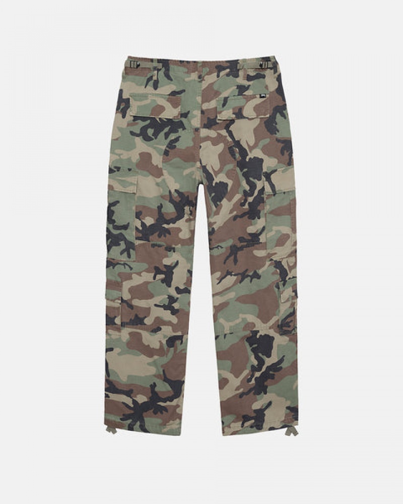 Stussy Surplus Cargo Ripstop Broek Dames Camo Belgium | GWX-7707