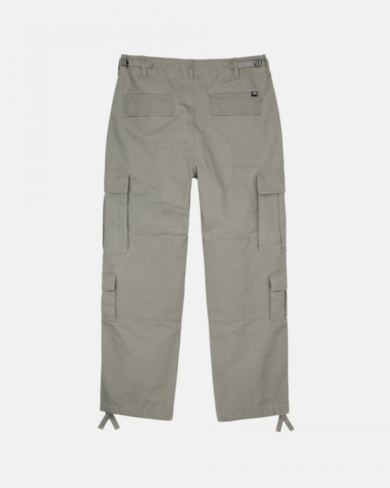 Stussy Surplus Cargo Ripstop Broek Dames Olijfgroen Belgium | YYM-7423