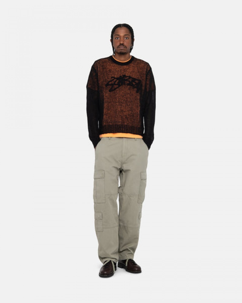 Stussy Surplus Cargo Ripstop Broek Dames Olijfgroen Belgium | YYM-7423