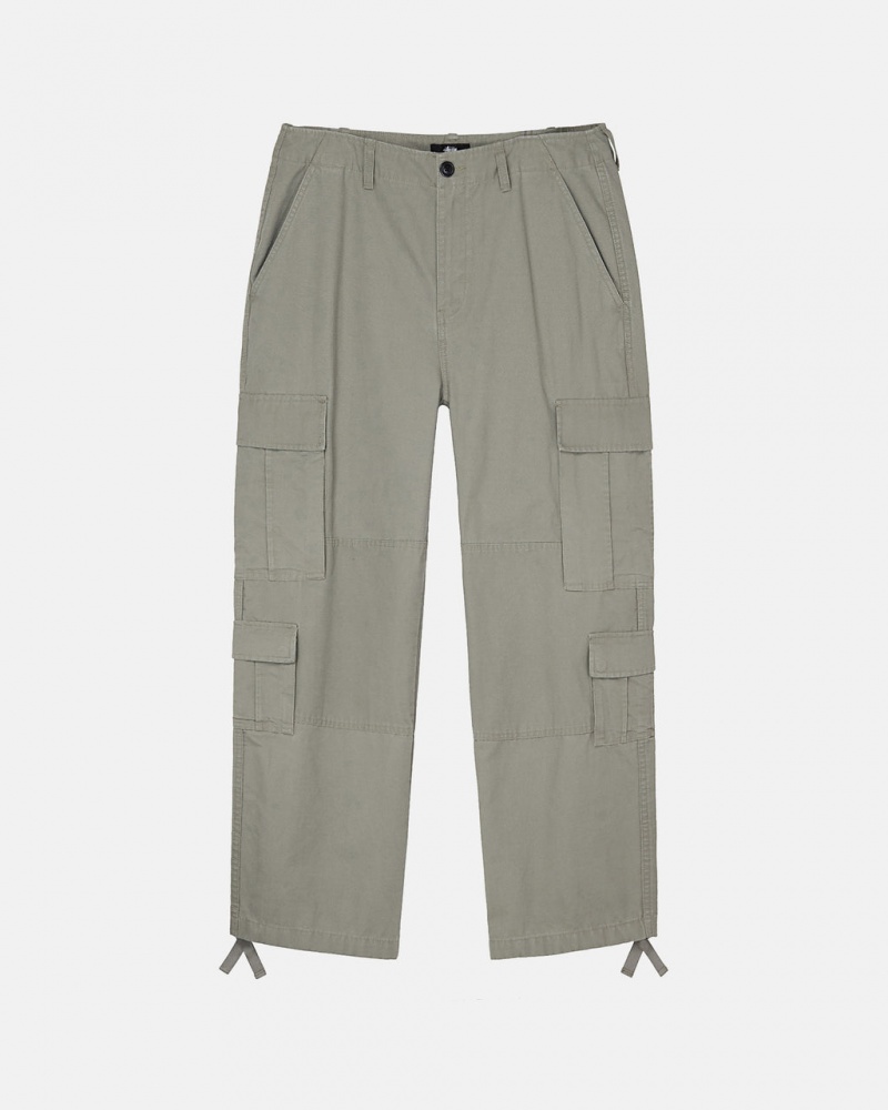 Stussy Surplus Cargo Ripstop Broek Dames Olijfgroen Belgium | YYM-7423