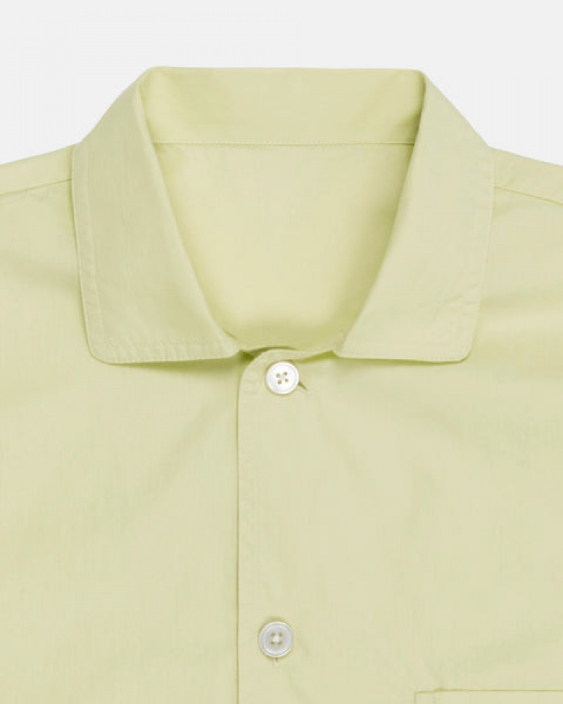 Stussy Tekla Poplin Pyjama Shirt Overhemd Heren Lichtgroen Belgium | THF-8187