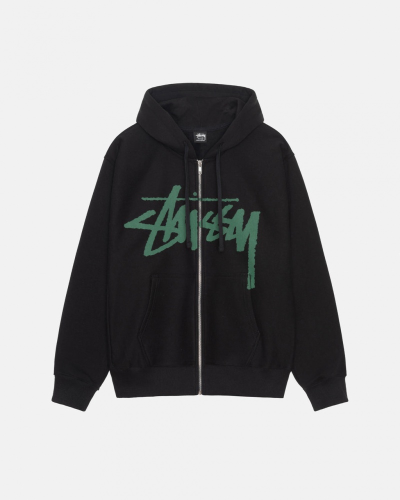 Stussy Venus Zip Hood Sweatshirts Dames Zwart Belgium | ZNW-9969