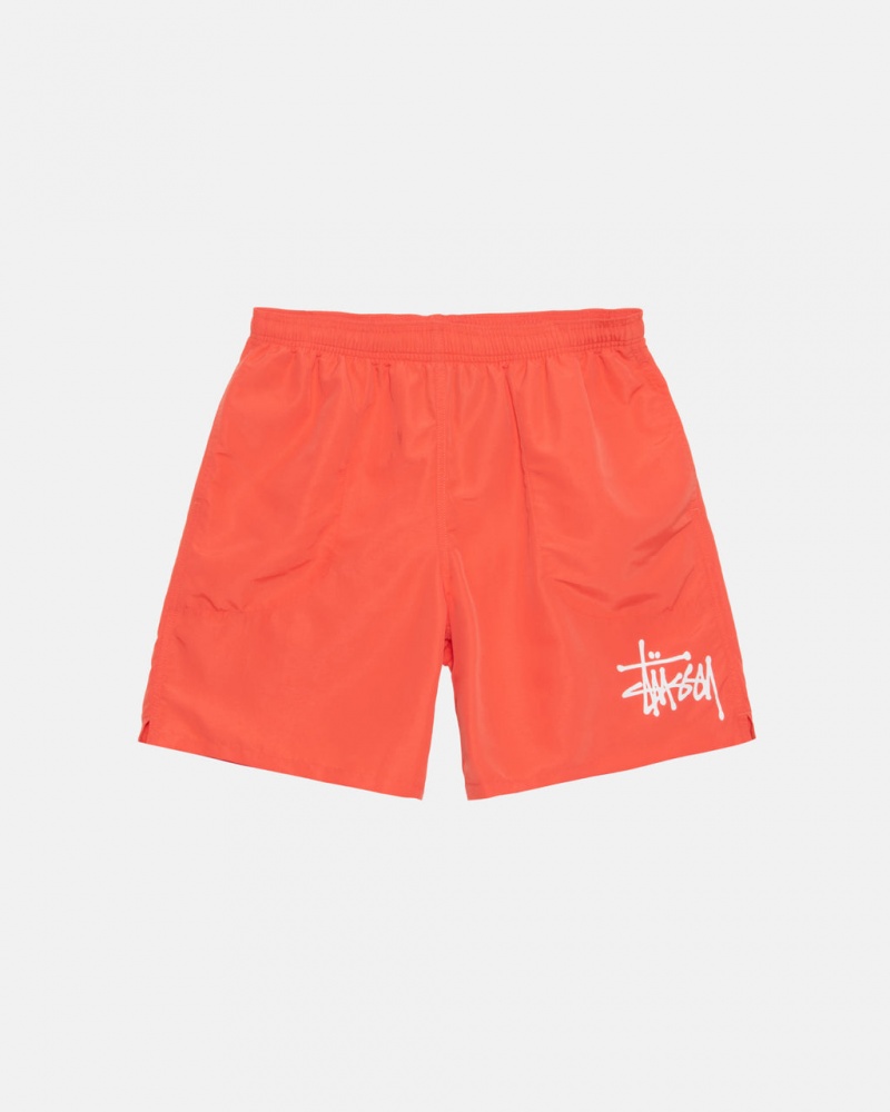 Stussy Water Kort Big Basic Korte Broek Heren Koraal Belgium | EDE-4864