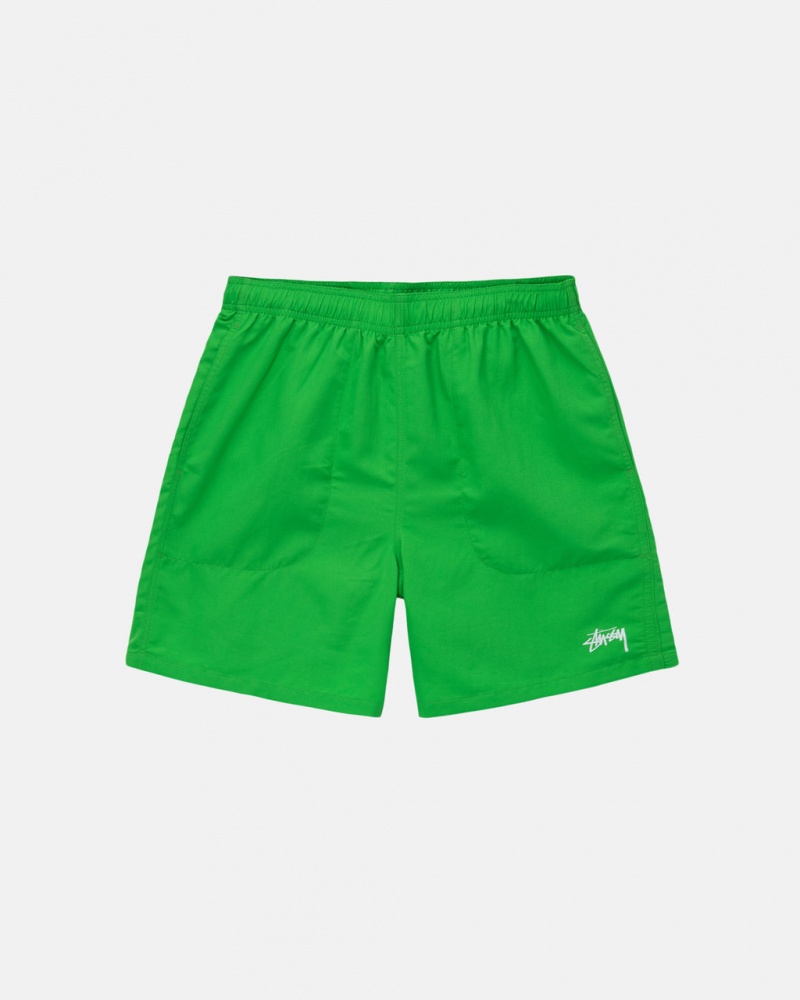 Stussy Water Kort Stock Korte Broek Heren Groen Belgium | TIF-0310