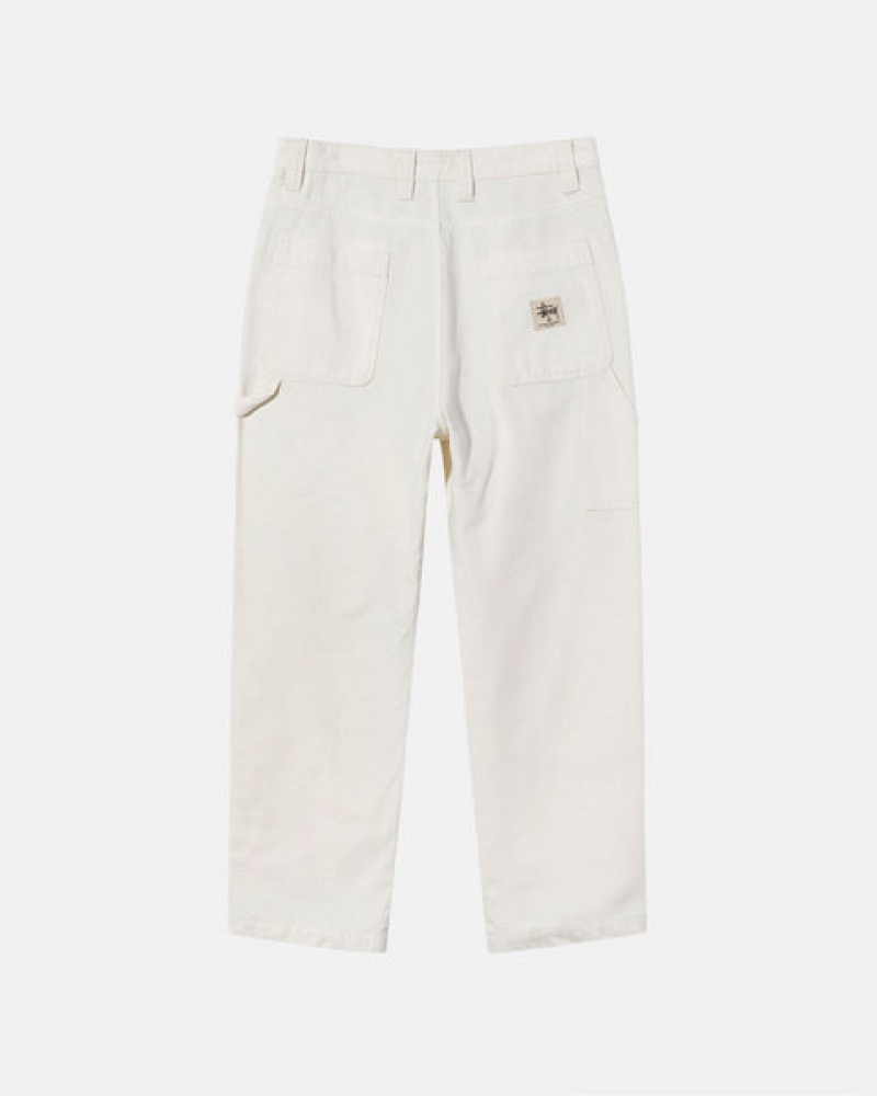 Stussy Werk Pant Canvas Broek Dames Beige Belgium | UEJ-6311