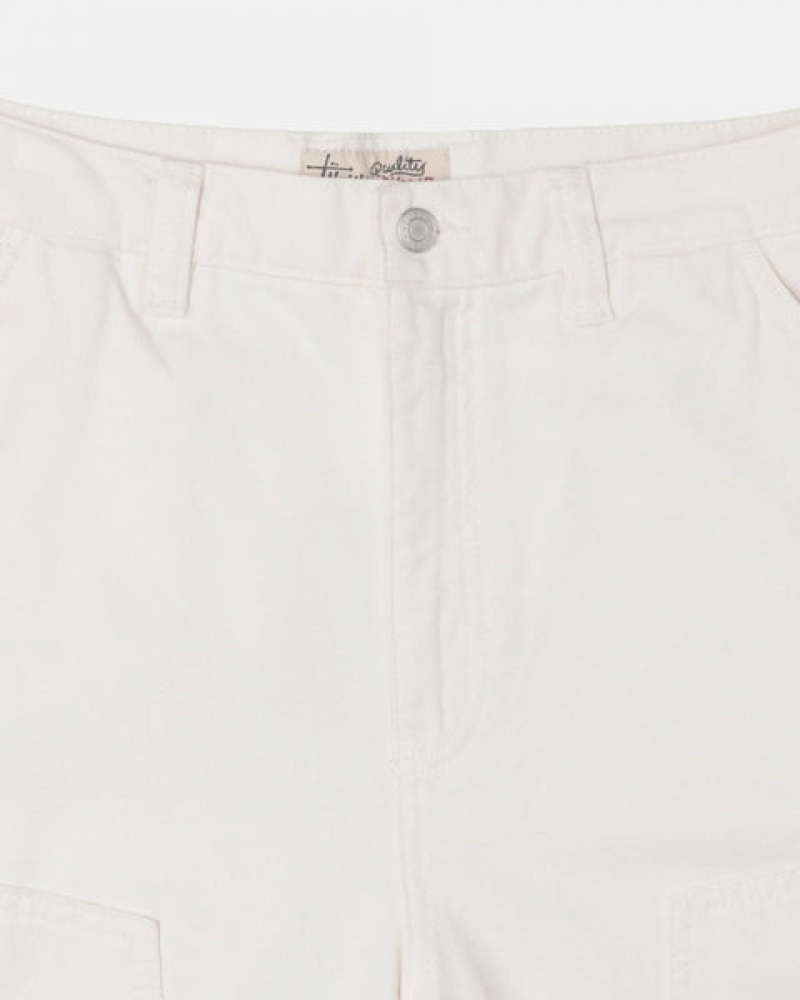 Stussy Werk Pant Canvas Broek Dames Beige Belgium | UEJ-6311